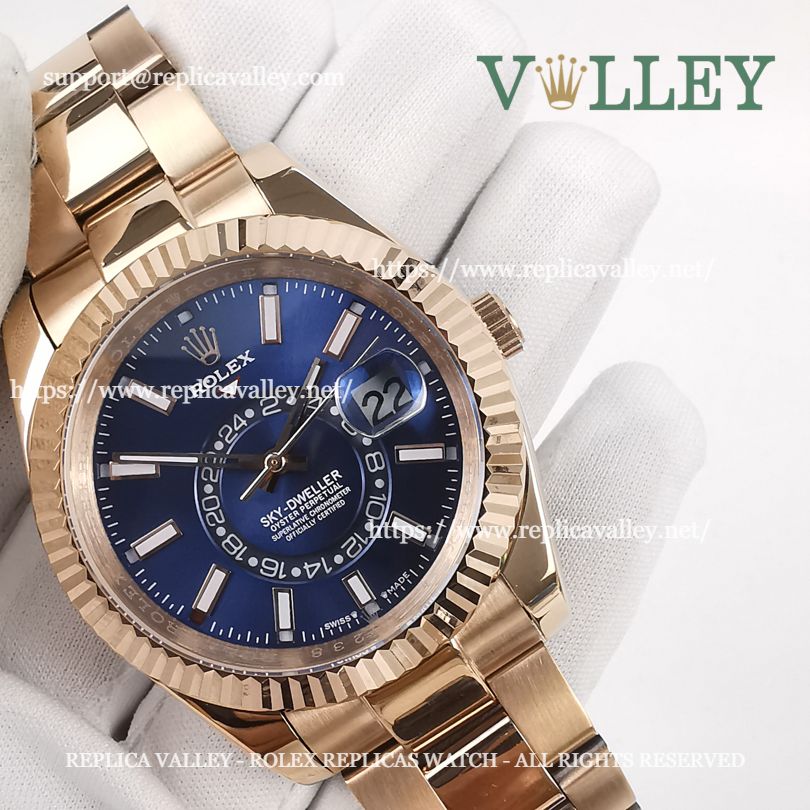 Rolex Sky-Dweller 336935 Oyster Bracelet 42MM Blue Dial