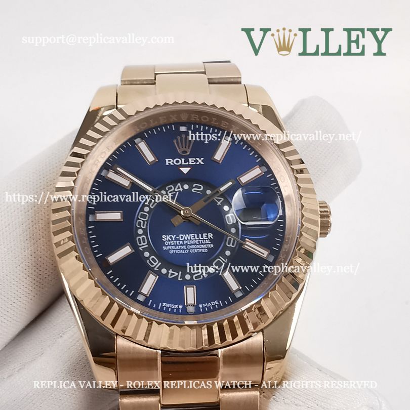 Rolex Sky-Dweller 336935 Oyster Bracelet 42MM Blue Dial