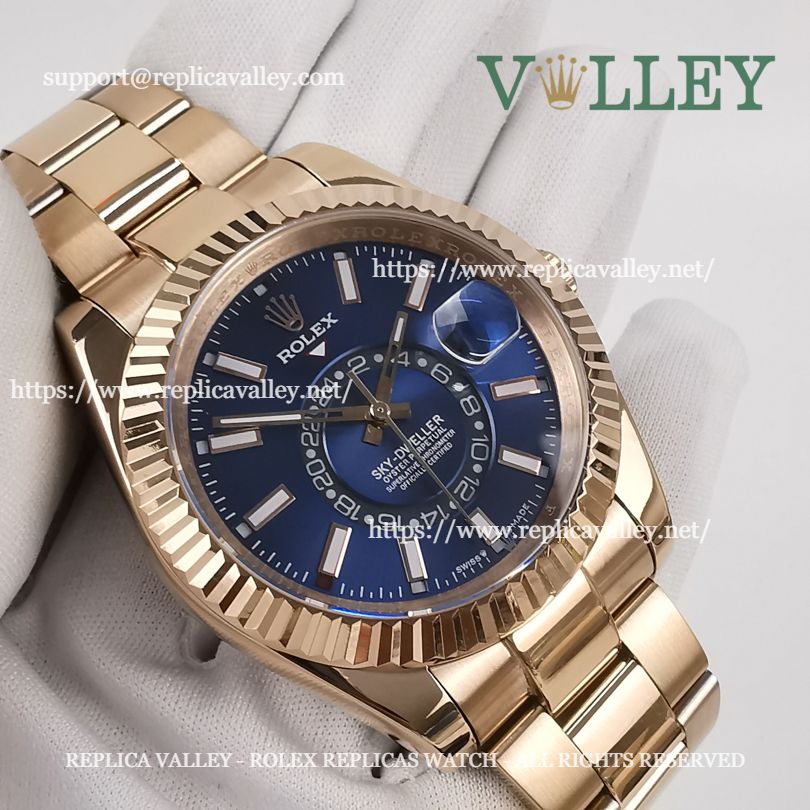 Rolex Sky-Dweller 336935 Oyster Bracelet 42MM Blue Dial